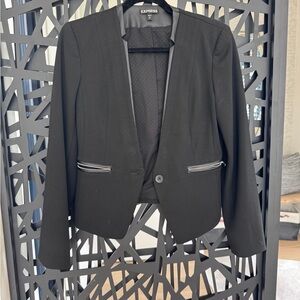 Express Black Blazer Sleek Fitted Design